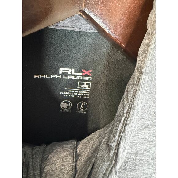 RLX Ralph Lauren Golf Hybrid Half-Zip Pullover Jacket Grey Men's M - Picture 8 of 9